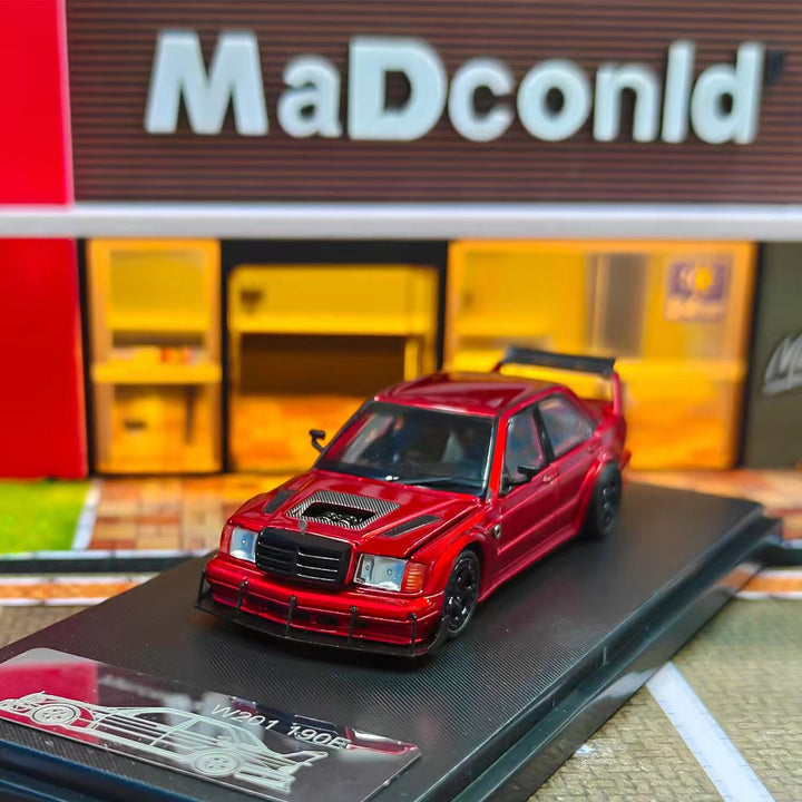 [Preorder] Rhino Model 1:64 Mercedes Benz W201 190E Modified (2 Colours)