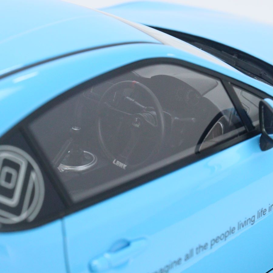 Ignition Model 1:18 LB nation 86 WORKS Full Complete ver.1 Light Blue ...