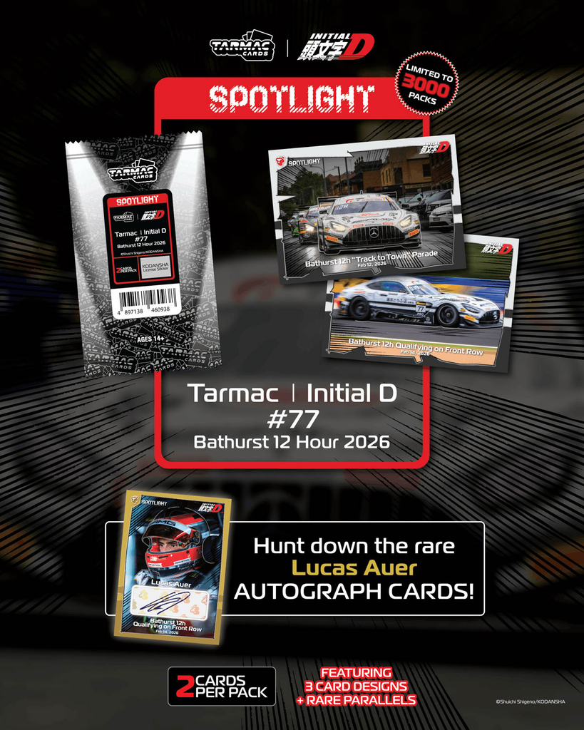 Tarmac Works Tarmac Cards Initial D #77 Bathurst 12 Hour 2026 - TC