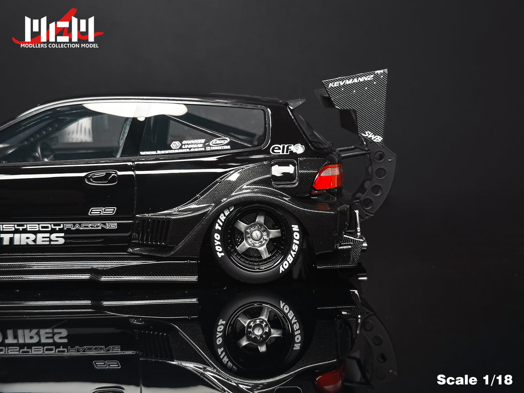 [Preorder] MCM 1:18 Honda Kevamannz 1996 EG6 Hatchback Wide  Body (5 Colours)