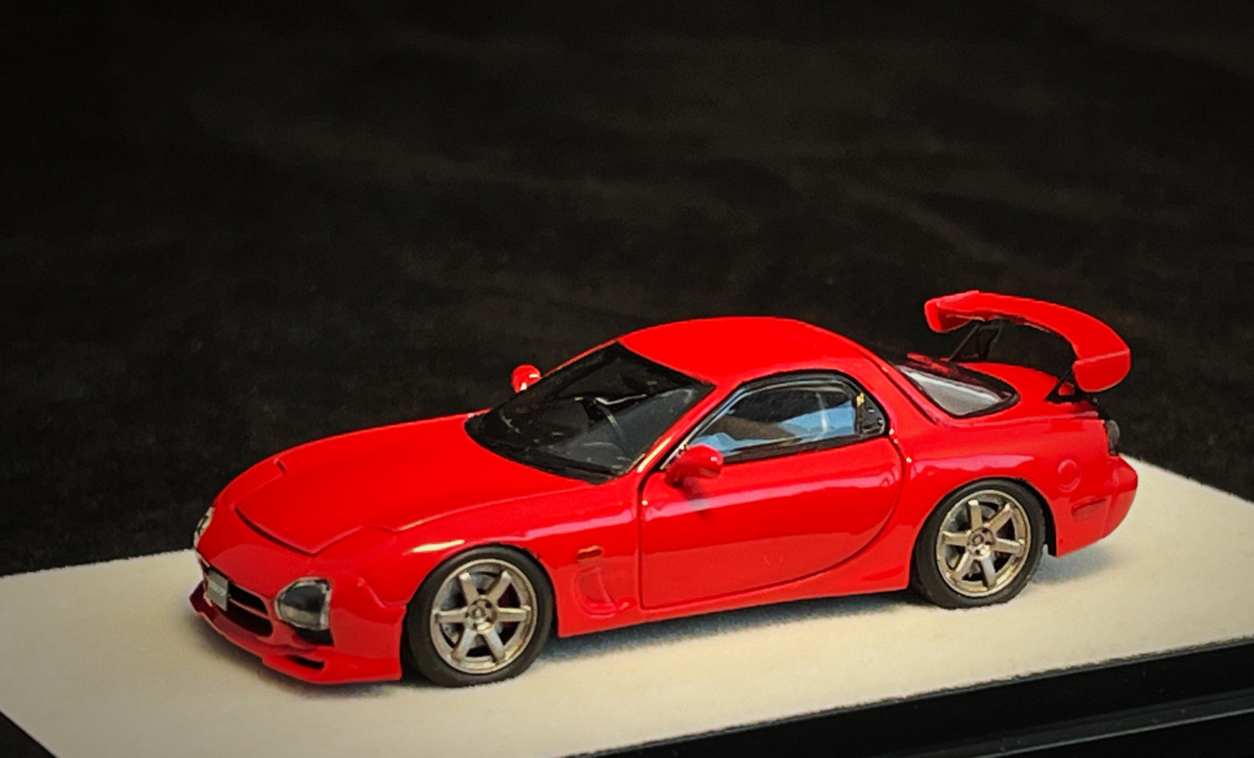Red Cartoon Rx7 PGM 1:64 Mazda RX7 Red Color (2 Versions) – Horizon Diecast