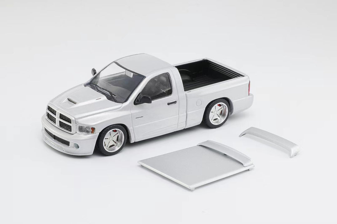 [Preorder] SHOOM64 1:64 Dodge 2003 RAM SRT-10 Silver (LHD) SHOOM-103-004
