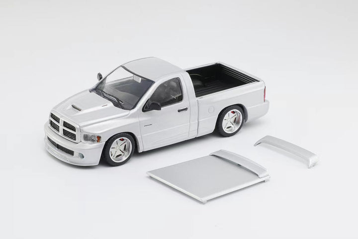 [Preorder] SHOOM64 1:64 Dodge 2003 RAM SRT-10 Silver (LHD) SHOOM-103-004