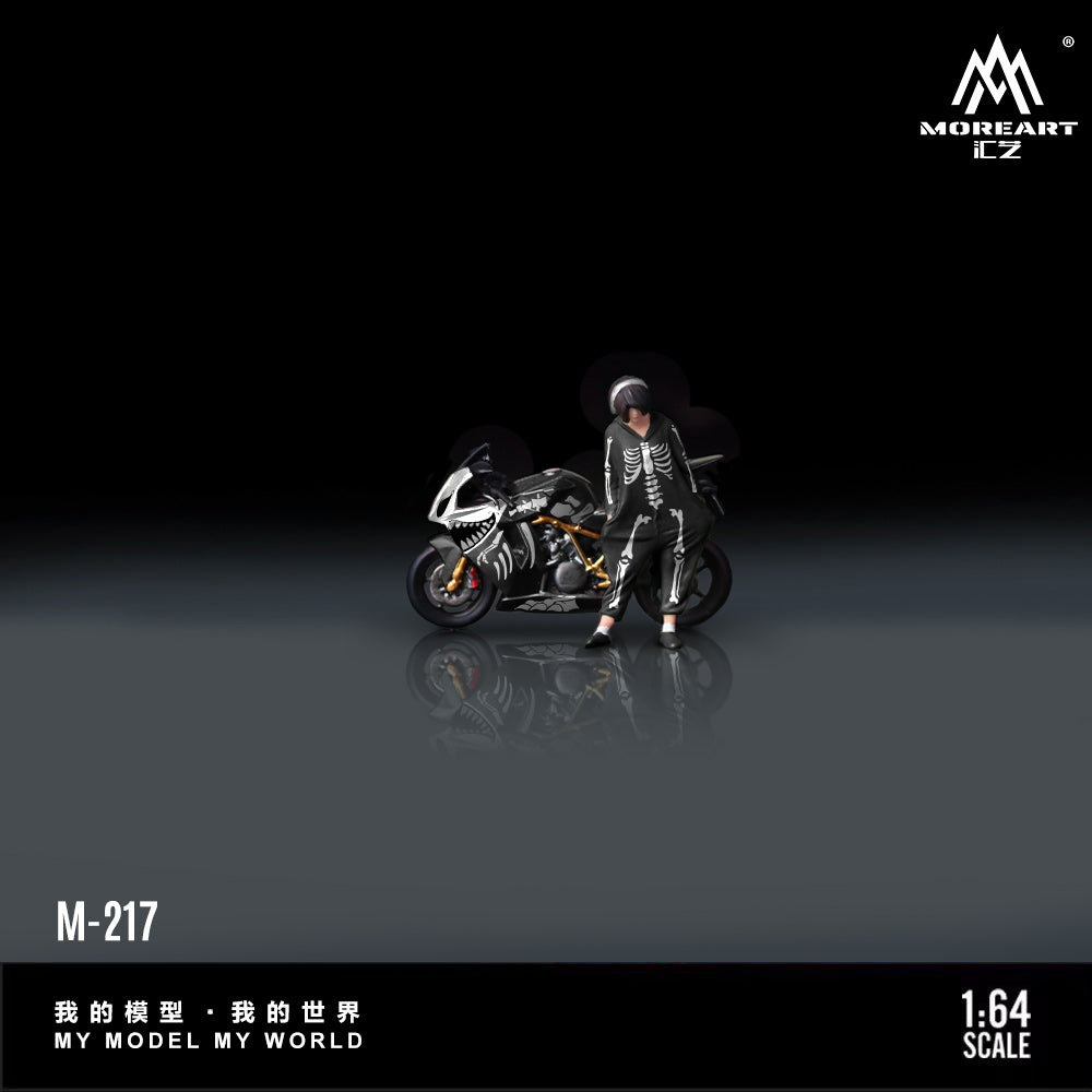 [Preorder] MoreArt 1:64 KTM1190 HUAGU DRAGON MOTORCYCLE DOLL MO222217