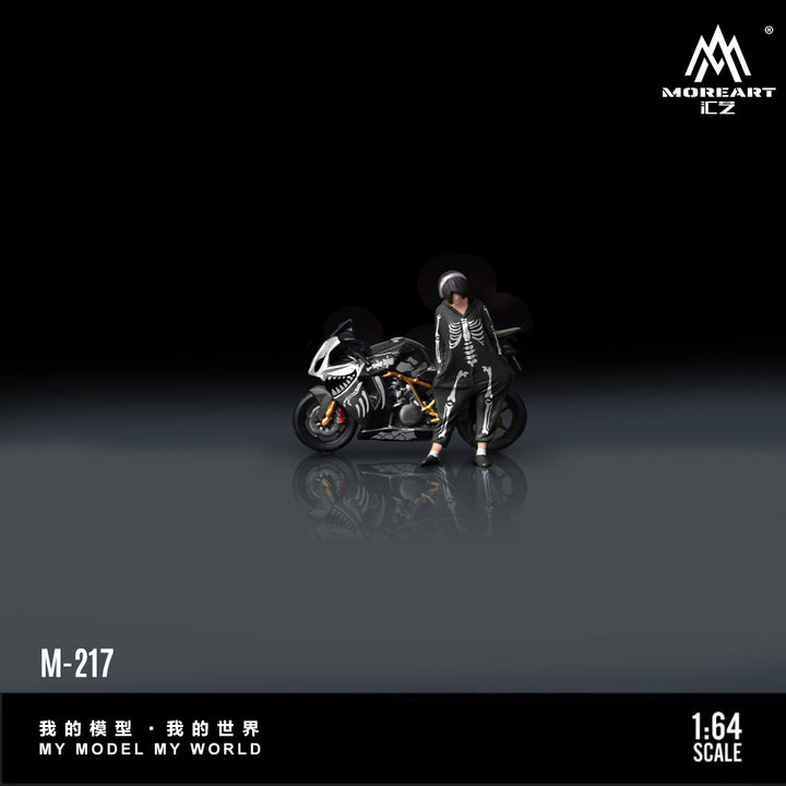[Preorder] MoreArt 1:64 KTM1190 HUAGU DRAGON MOTORCYCLE DOLL MO222217