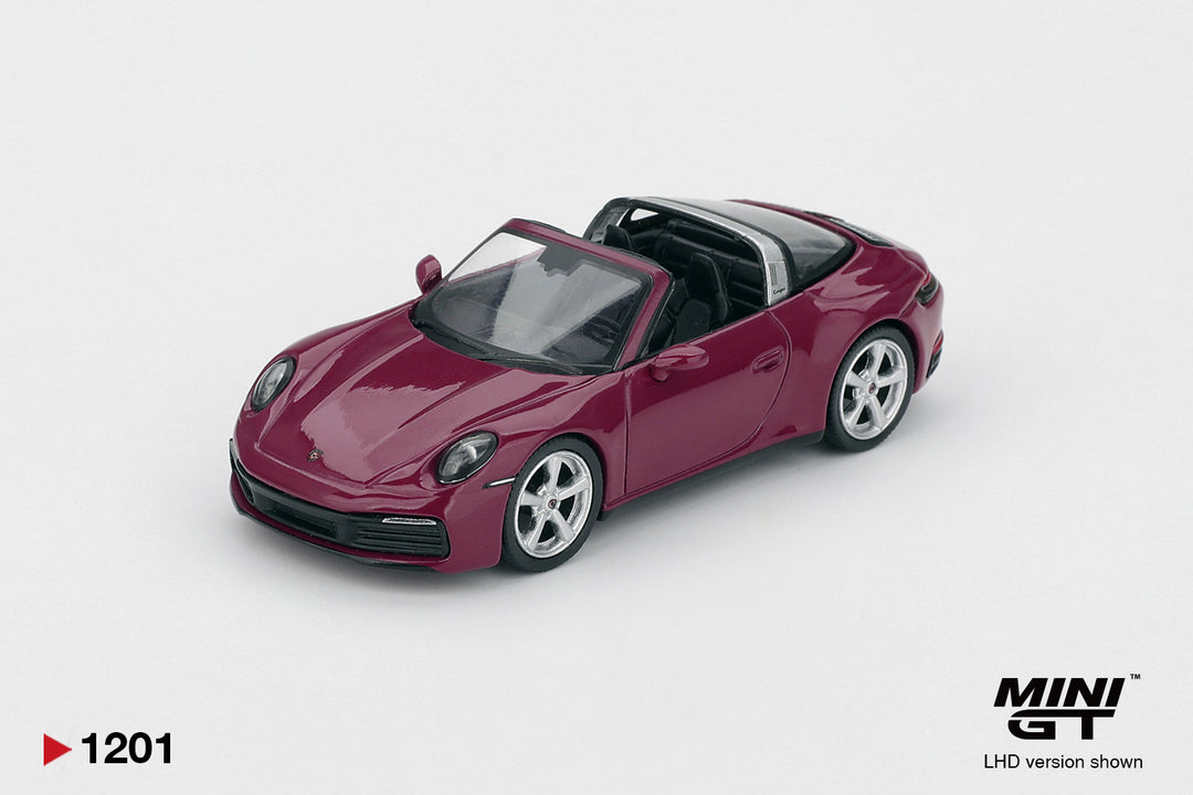 [Preorder] MINIGT 1:64 Porsche 911 (992.1) Rubystone Red Set MGTS0021