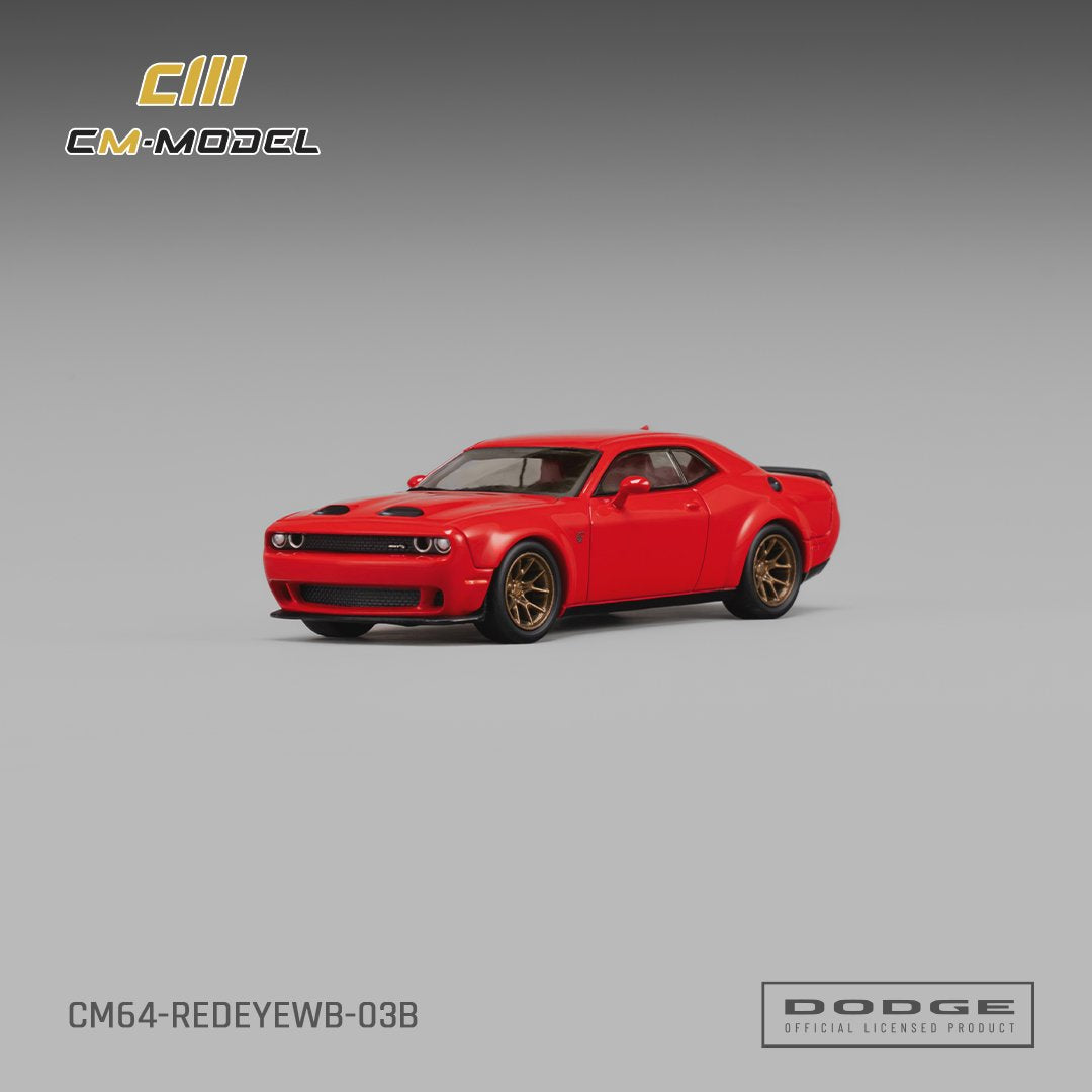 [Preorder] CM Model 1:64 Dodge Challenger SRT Hellcat Redeye Widebody Torred Clearcoat CM64-REDEYEWB-03B