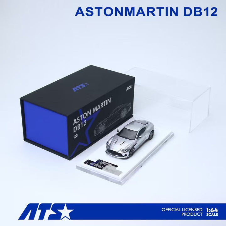 [Preorder] ATS Model 1:64 ASTON MARTIN DB12 - Lightning Silver ATS881307