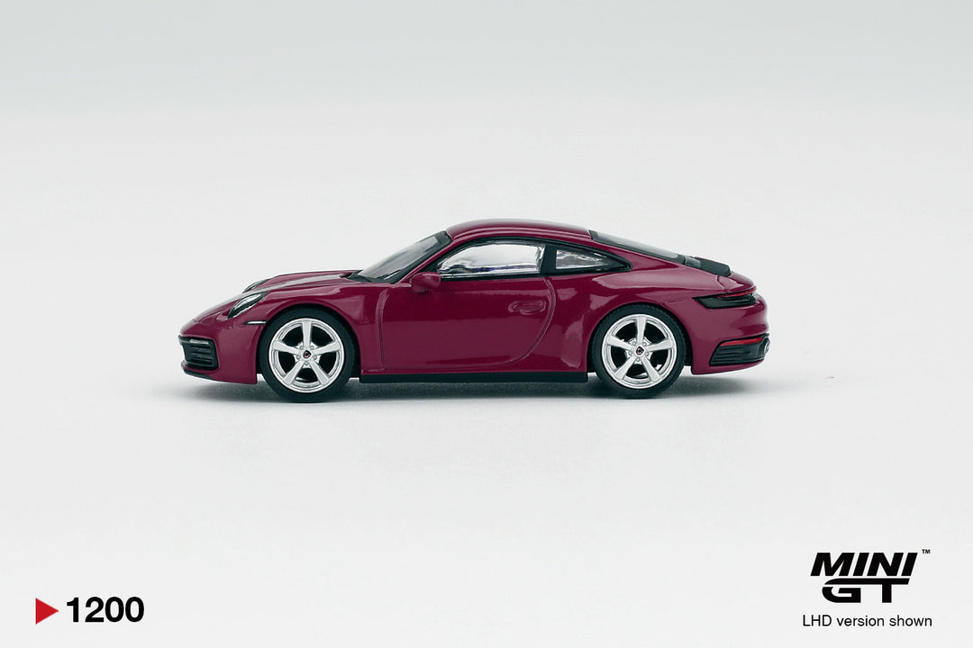 [Preorder] MINIGT 1:64 Porsche 911 (992.1) Rubystone Red Set MGTS0021
