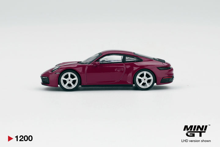 [Preorder] MINIGT 1:64 Porsche 911 (992.1) Rubystone Red Set MGTS0021