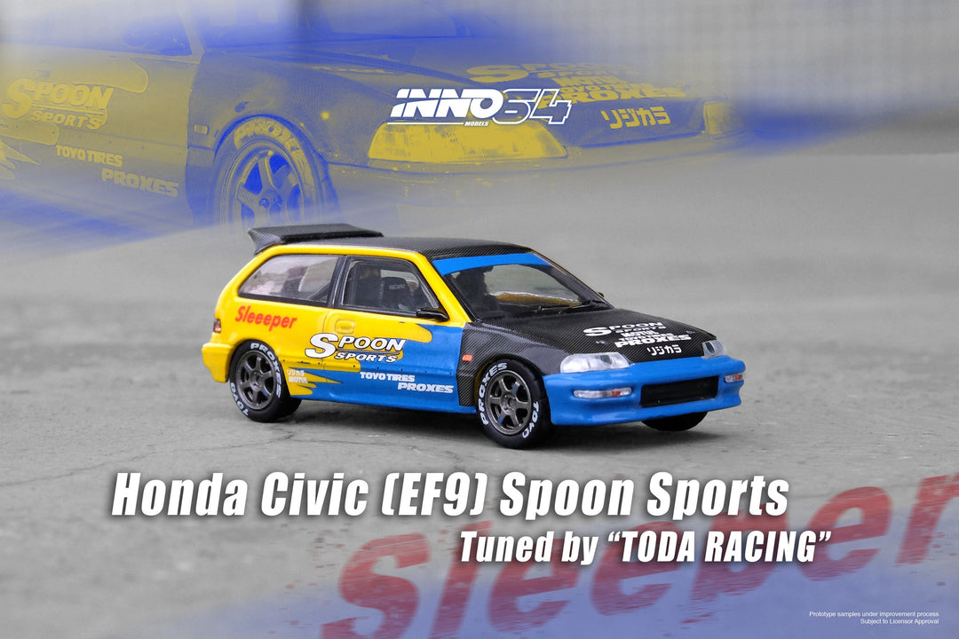 Sptr Racing Inno64 1:64 Honda Civic (EF9) Spoon Livery Tuned by