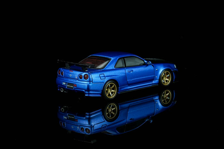 [Preorder] MOTORHELIX 1:64 Nissan Skyline GT-R (R34) Customized (2 Colours) M63475/M63476