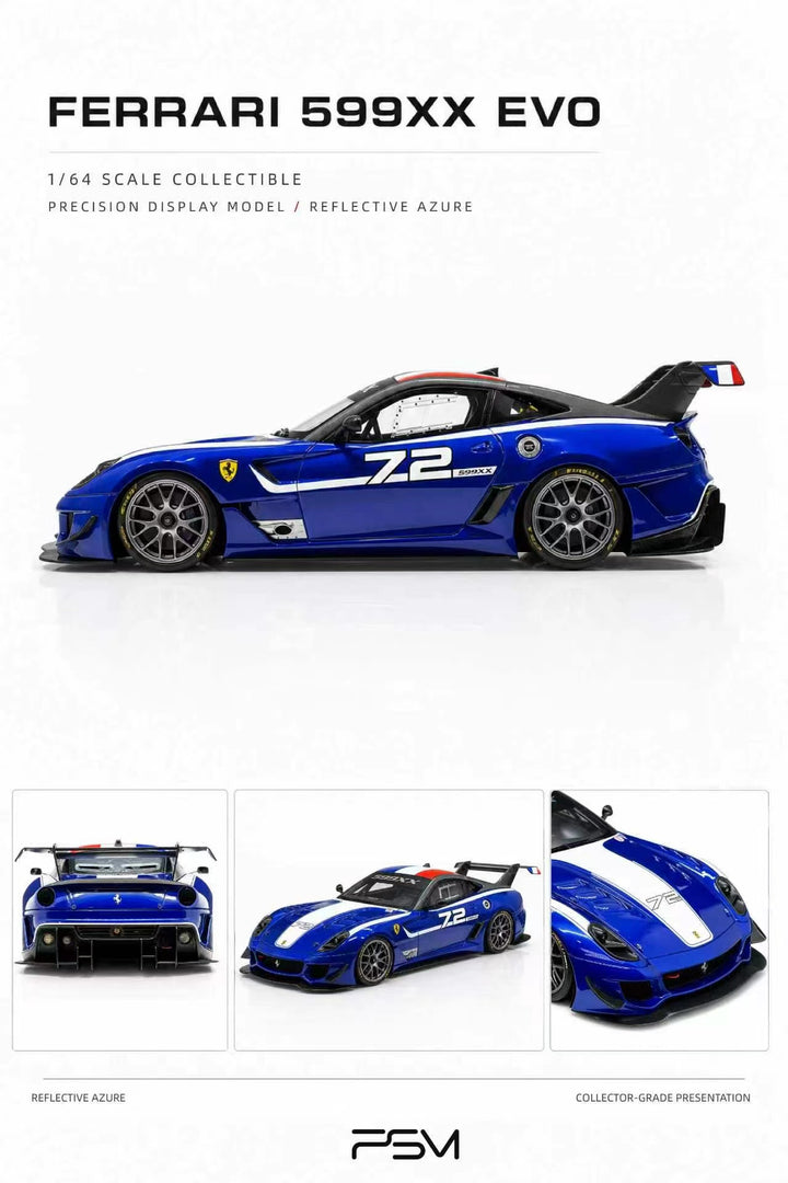 [Preorder] PSM 1:64 Ferrari 599xx evo (3 Versions)