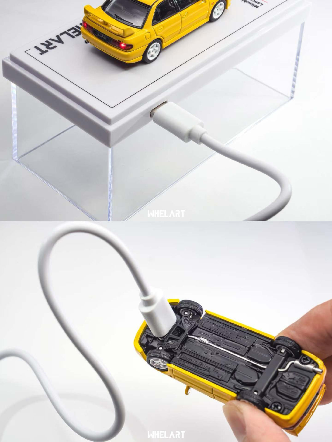 [Preorder] WHELART 1:64 Mitsubishi EVO3 Yellow H-003A