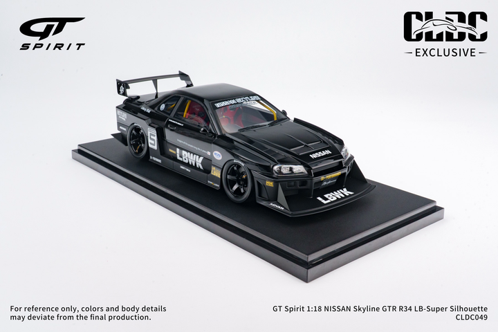 [Preorder] GT Spirit 1:18 NISSAN Skyline GTR R34 LB-Super Silhouette CLDC049