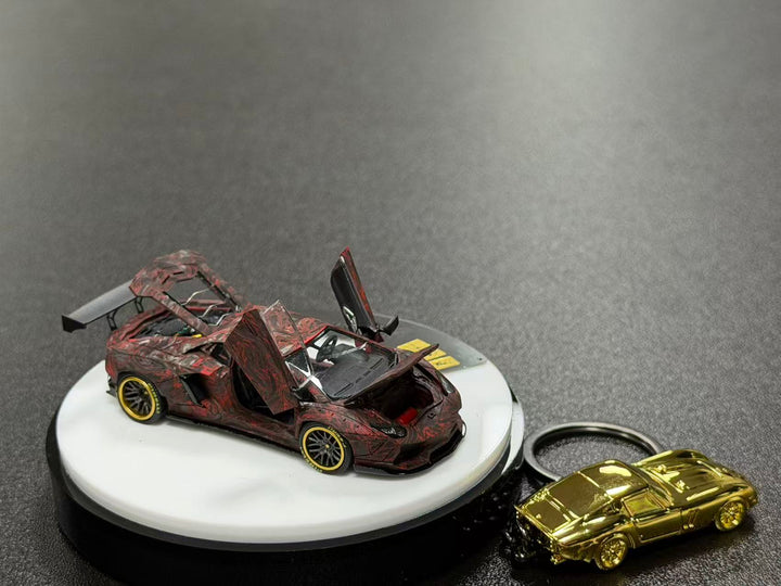 [Preorder] PGM 1:64 Lamborghini LB700 Red Carbon Bull Foshan APAxpo Exhibition | Event Exclusive
