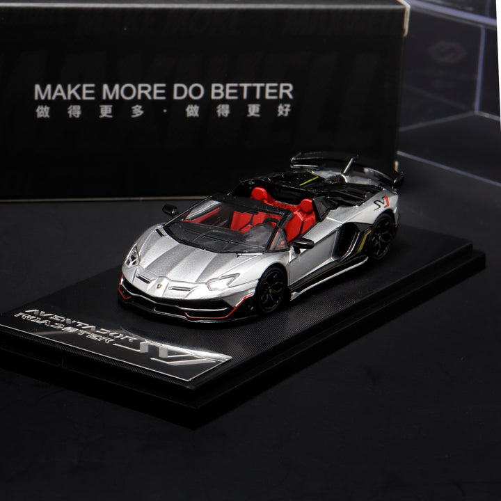 [Preorder] Maxwell Model 1:64 Lamborghini Aventador SVJ63 Roadster (2 Colours)
