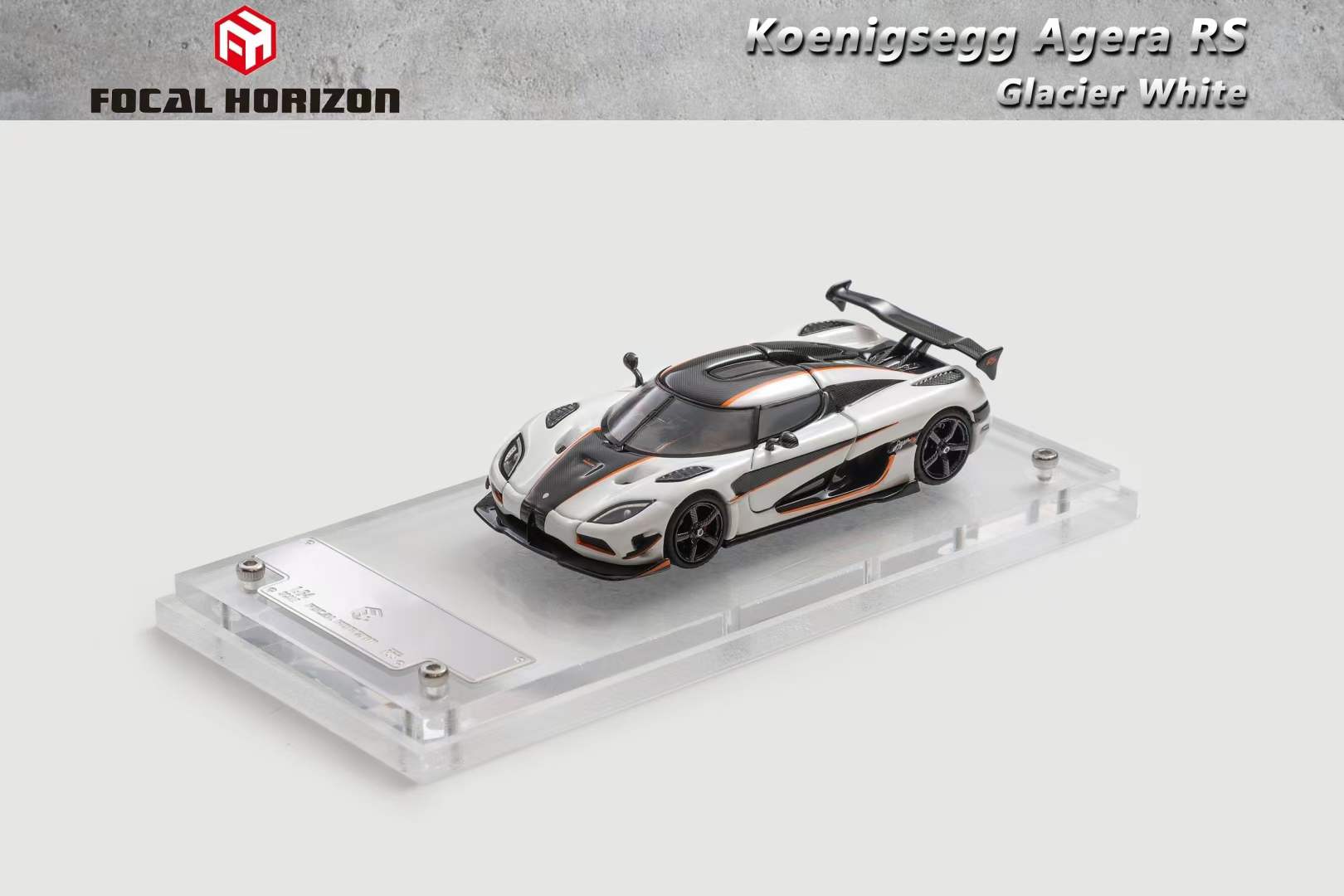 1/64 focal horizon ケーニグセグ アゲーラ Agera RS 白黒 RS Horizon