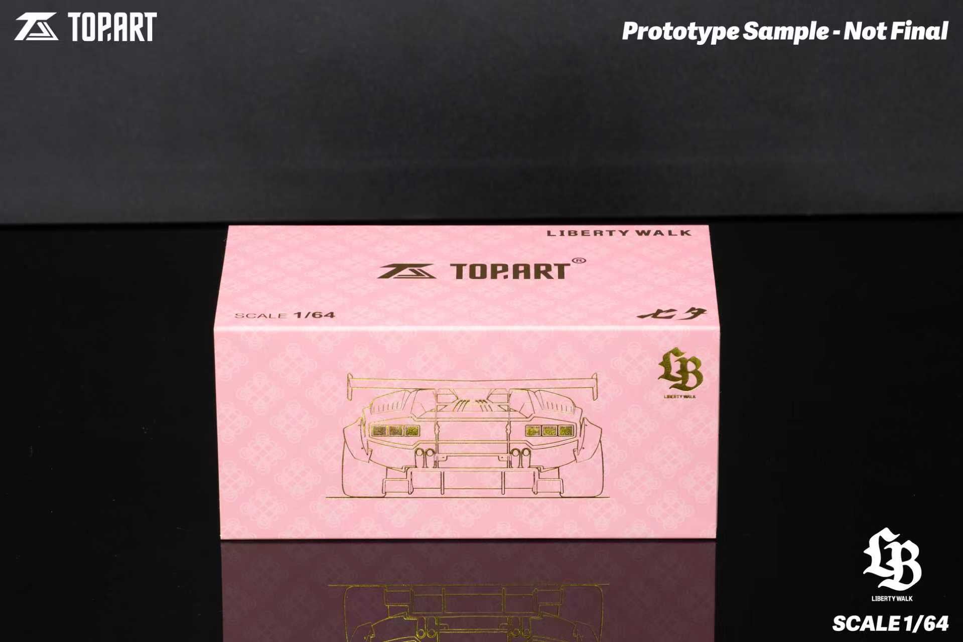Preorder] TOPART 1:64 LBWK Lamborghini Countach TAO640012