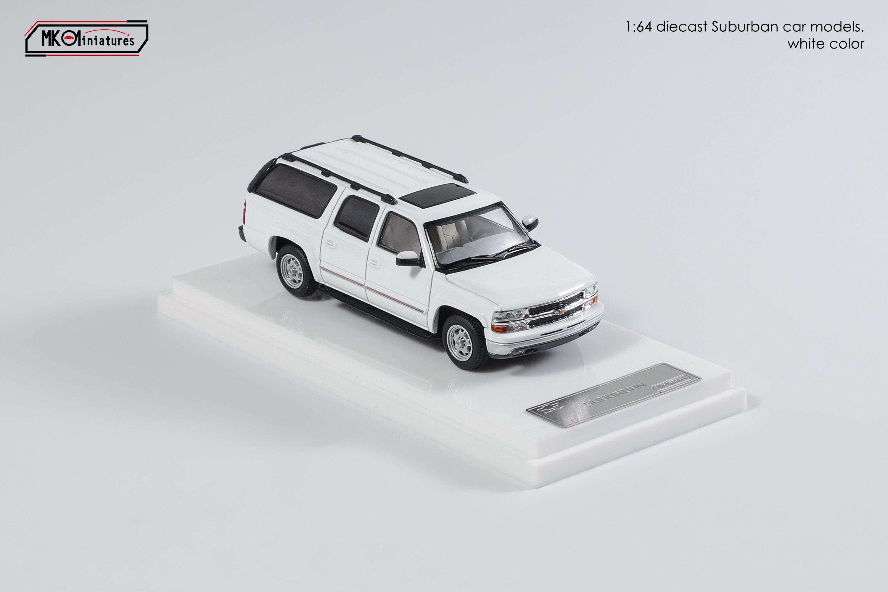9L-011 MK Minitures 1/64 シボレー サバーバン ホワイト 9L-011 MK Minitures 1/64 シボレー サバーバン ホワイト - メルカリ