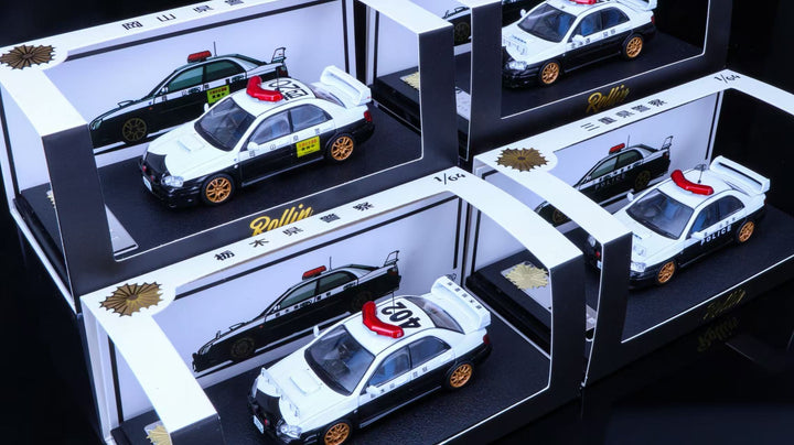 Rollin 1:64 Subaru Impreza Japanese police car (4 Versions)