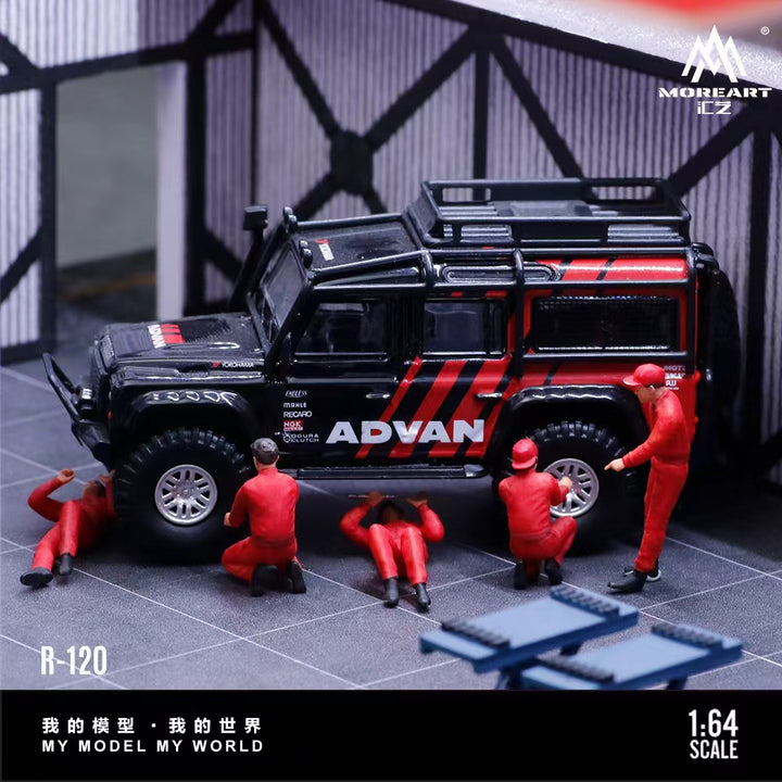 [Preorder] MoreArt 1:64 TEAM EVENT MAINTENANCE PERSONNEL C UNIFORM MO223120