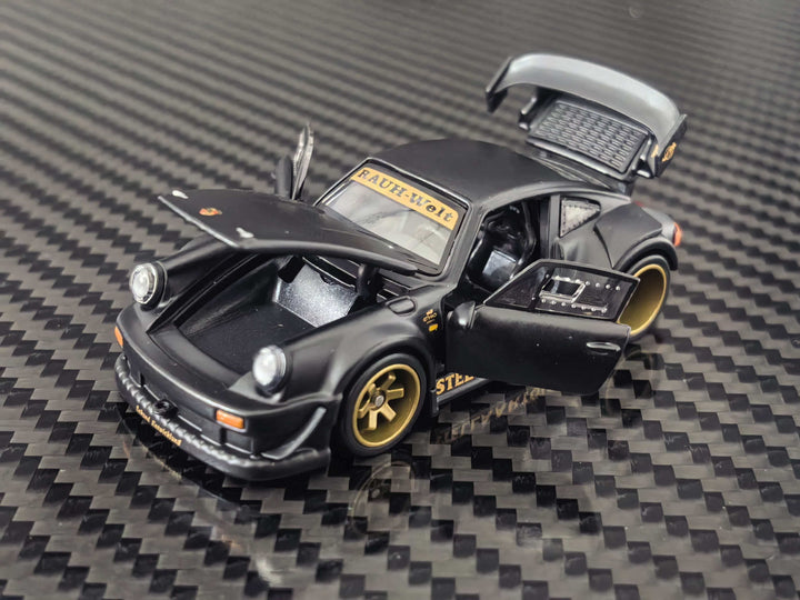 [Preorder] HG Model 1:64 Porsche RWB930 STELLA ARTOIS-Matte Black Livery