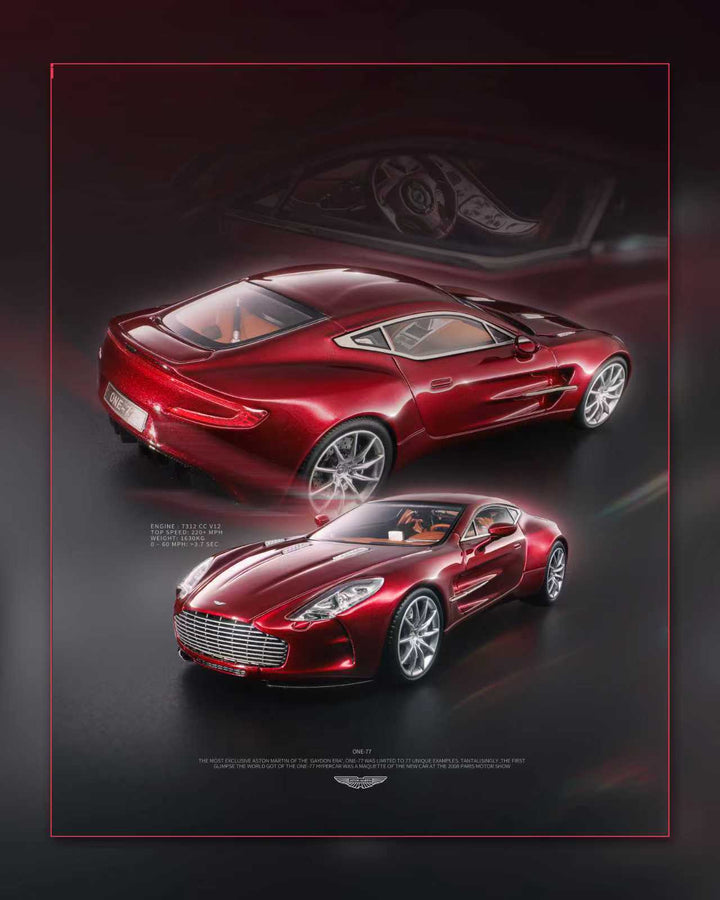 [Preorder] DeepMaker 1:64 Aston Martin ONF-77 - Diavolo Red
