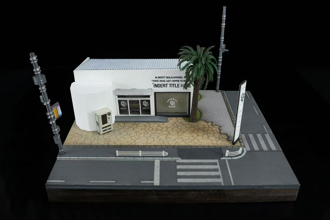 [Preorder] Motorhelix 1:64 Liberty Walk Nagoya HQStore Diorama No. 1 M90603