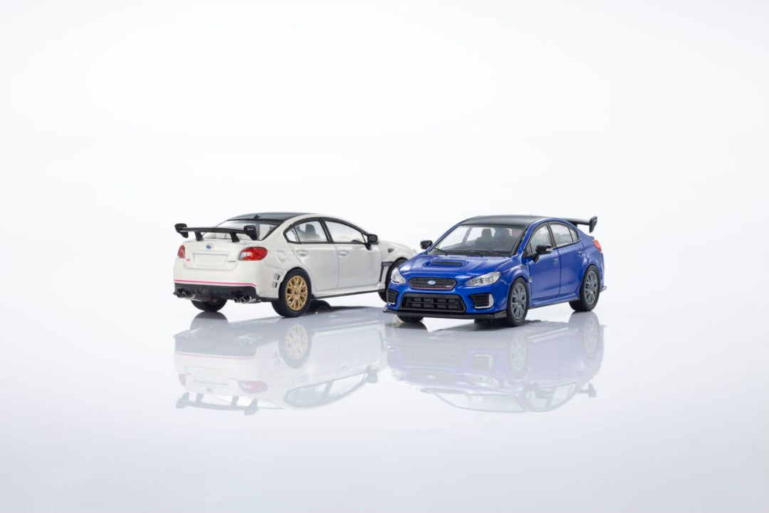 [Preorder] Kyosho 1:64 SUBARU WRX STI  MINI CAR & BOOK - Blue