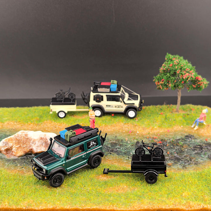 [Preorder] Fine Works64 1:64 Jimny Modified Car Model Ornament Foshan Exhibition exclusive (2 Versions)
