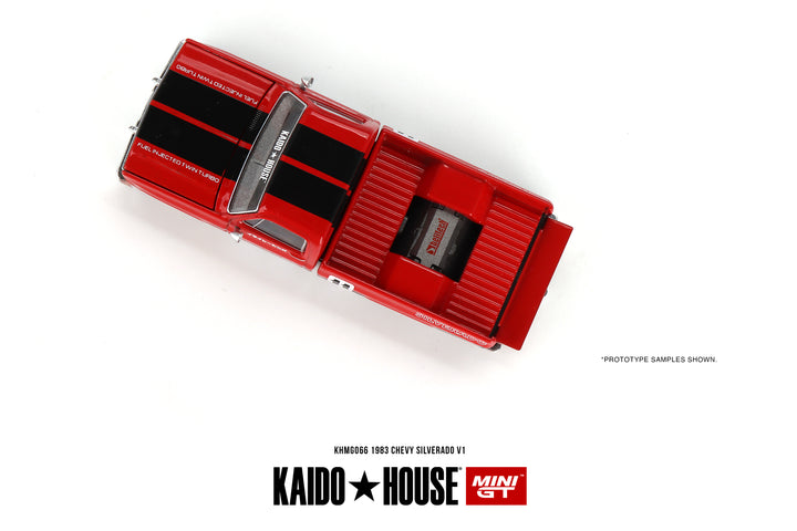 Kaido House + Mini GT 1:64 Chevrolet Silverado KAIDO V1 KHMG066 Top