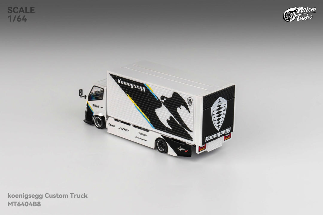 Microturbo 1:64 Koenigsegg Gull Wing Gate Custom Truck MT6404B8