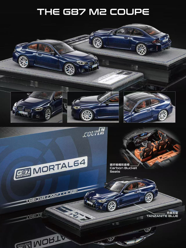 [Preorder] Mortal 1:64  BMW G87 M2 Coupe (2 Colours)