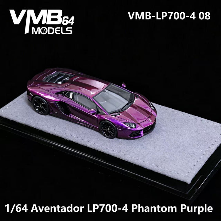 [Preorder] VMB 1:64 Lamborghini Aventador LP700-4 Iridescent Purple VMB-LP700-4 08 Foshan Exhibition limited
