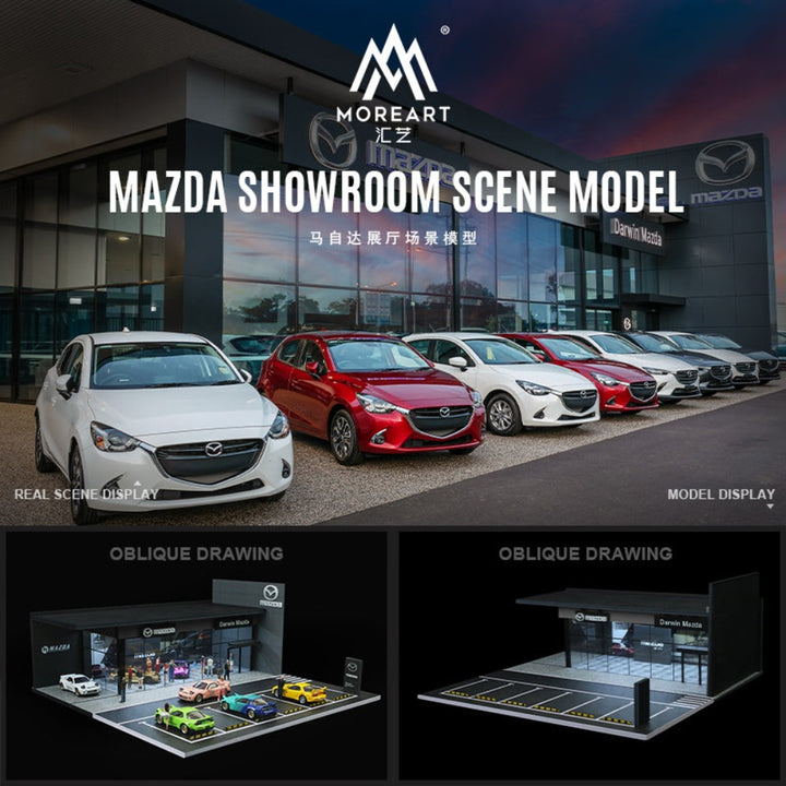 [Preorder] MoreArt 1:64 Mazda Showroom Scene Model