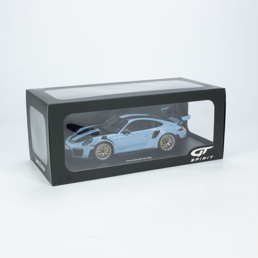 GT Spirit 1:18 Porsche 911(991.2) GT2 RS WEISSACH PACKAGE GULF BLUE