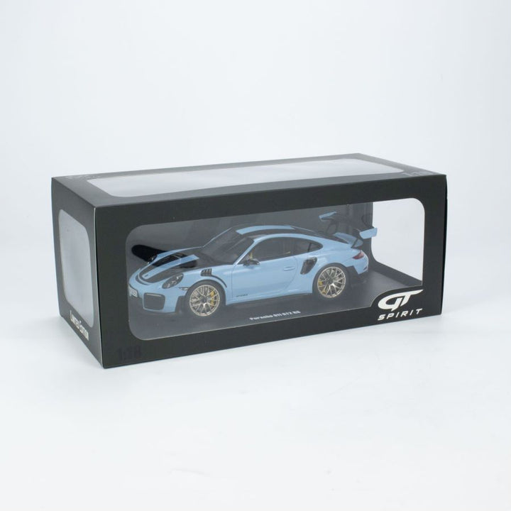 [Preorder] GT Spirit 1:18 Porsche 911(991.2) GT2 RS WEISSACH PACKAGE GULF BLUE