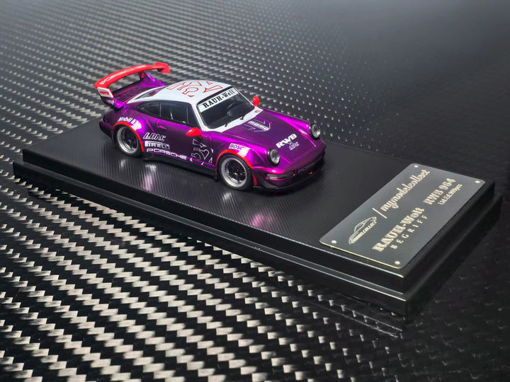 [Preorder] Model Collect 1:64 Transparent Pink Purple High Wing RWB 964 MC640024P