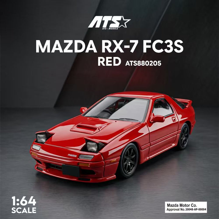 [Preorder] ATS Model 1:64 Mazda RX-7 FC3S (2 Colours) ATS880205/ATS880206