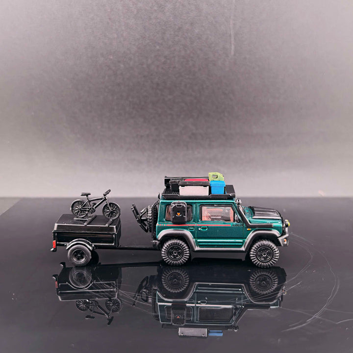 [Preorder] Fine Works64 1:64 Modified Suzuki Jimny Model  Emerald Metallic Green