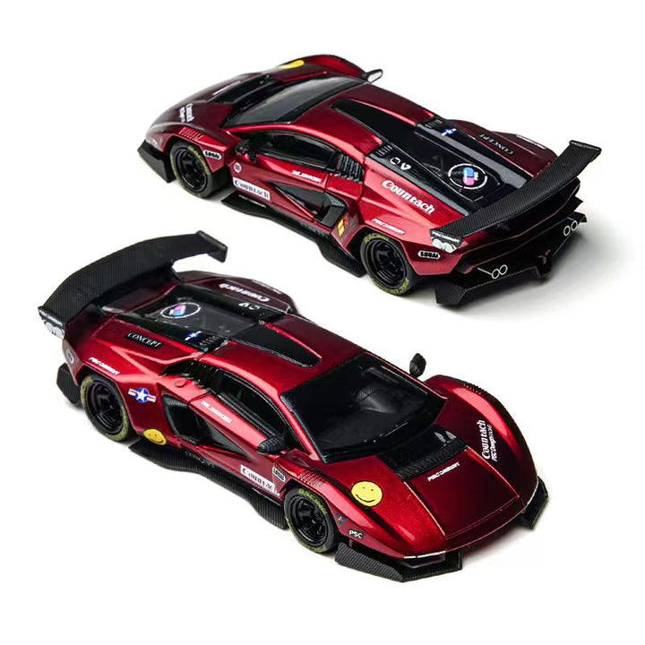 [Preorder] TimeMicro X PSC DESIGN 1:64 Lamborghini Countach “V” Scarlet TM647705