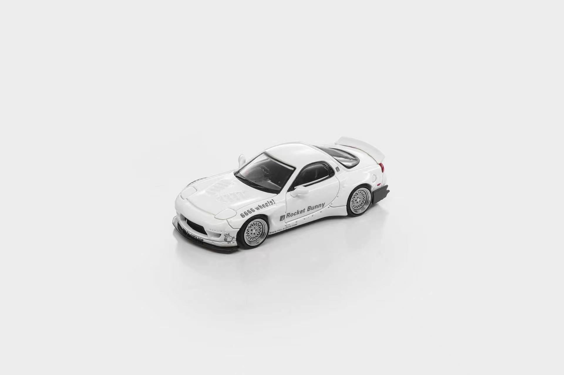 Preorder] ModelModel 1:64 Mazda RX-7 FD Rocket Bunny WhIte MM64