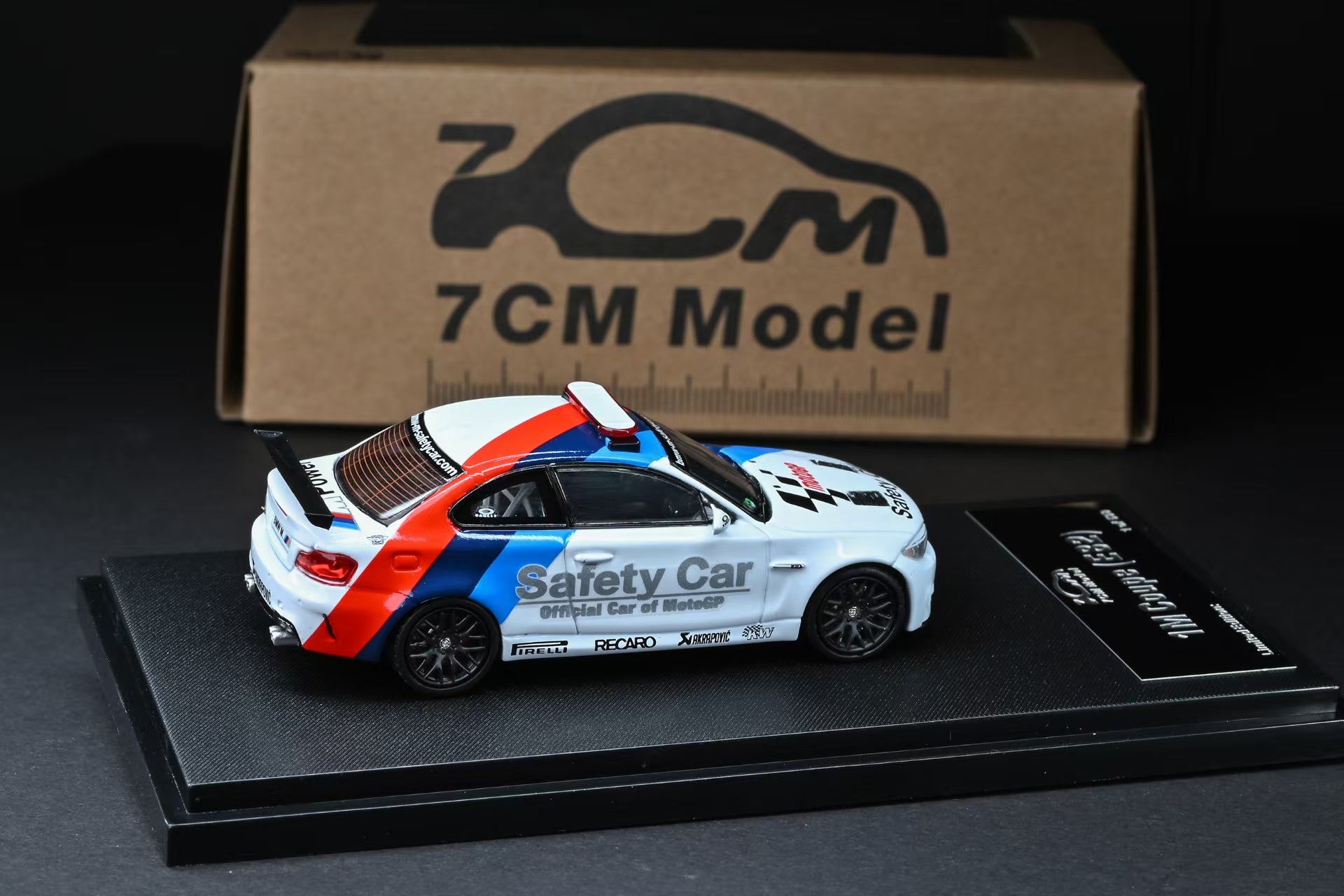 Preorder] 7CM Model 1:64 BMW 1M Coupe (E82) Moto GP 2011 Safety