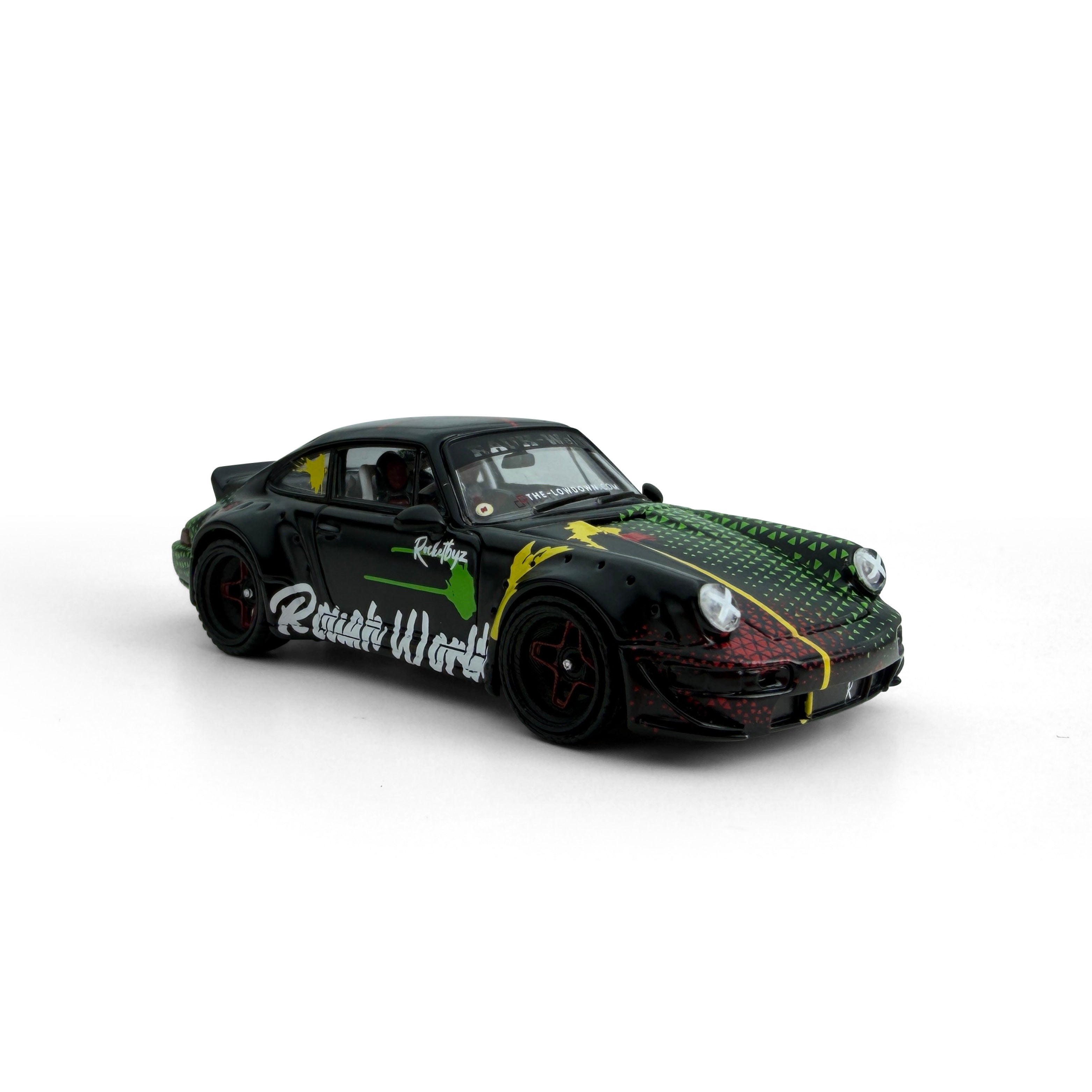 ユミコアボディ Preorder] Model model 1:64 Porsche RWB 964 Black Kimera MM64