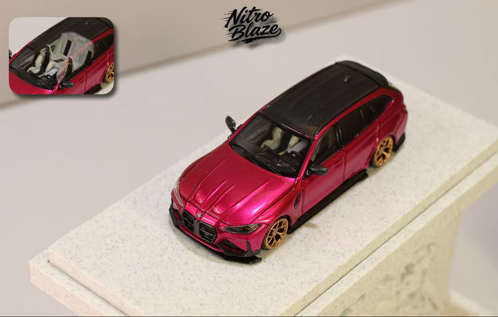 [Preorder] Nitro Blaze 1:64 BMW G81 M3 Touring ADRO (2 Colours)