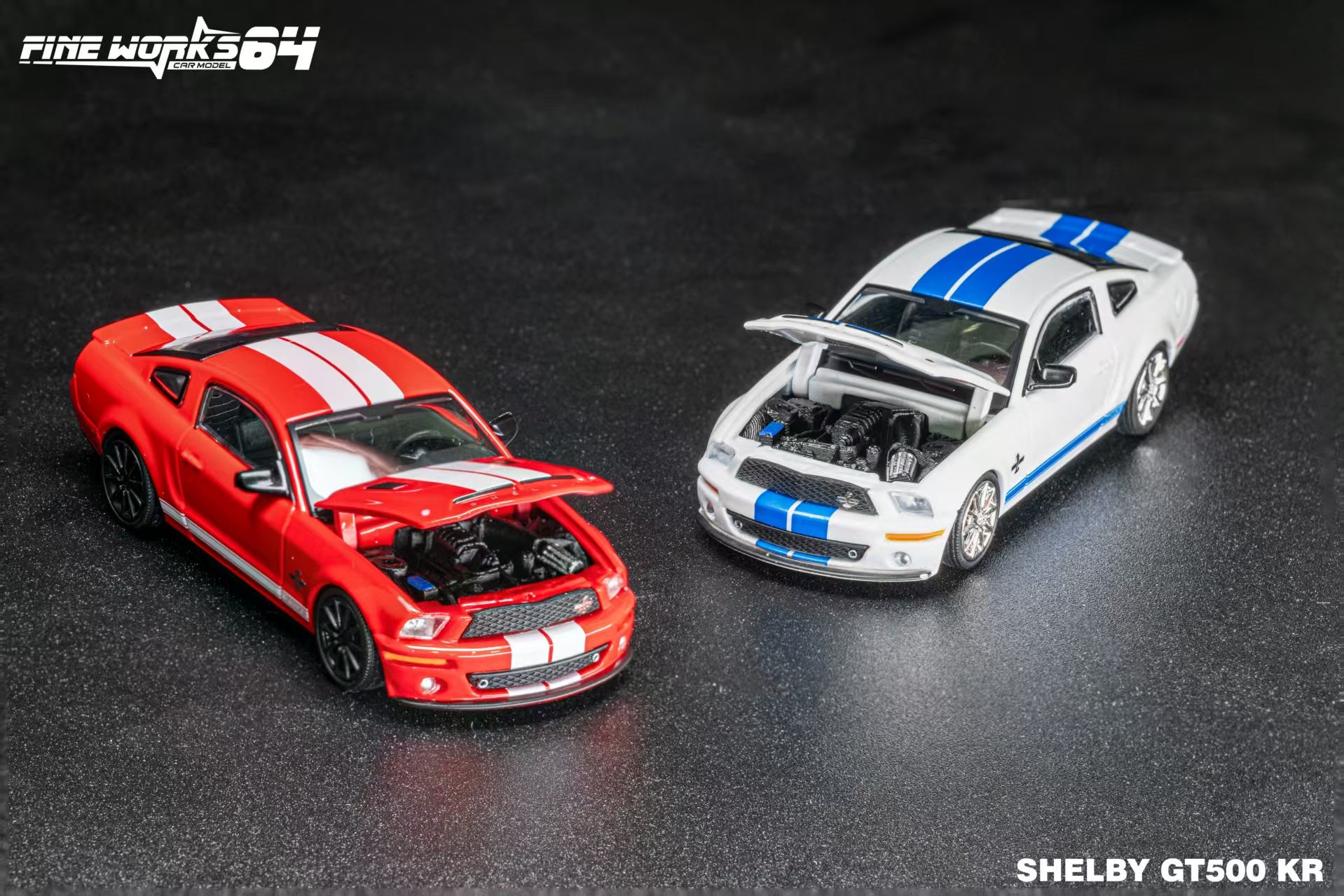 Preorder] Fine works64 1:64 Ford Shelby GT500 KR 2008 (2 Colours