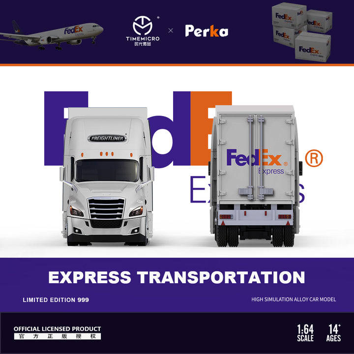 [Preorder] TimeMicro + Perka 1:64 FREIGHTLINER container truck