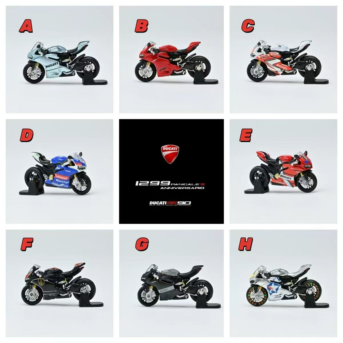 Preorder] Mini Bike 1:64 Ducati 1299S (8 Colours) – Horizon Diecast