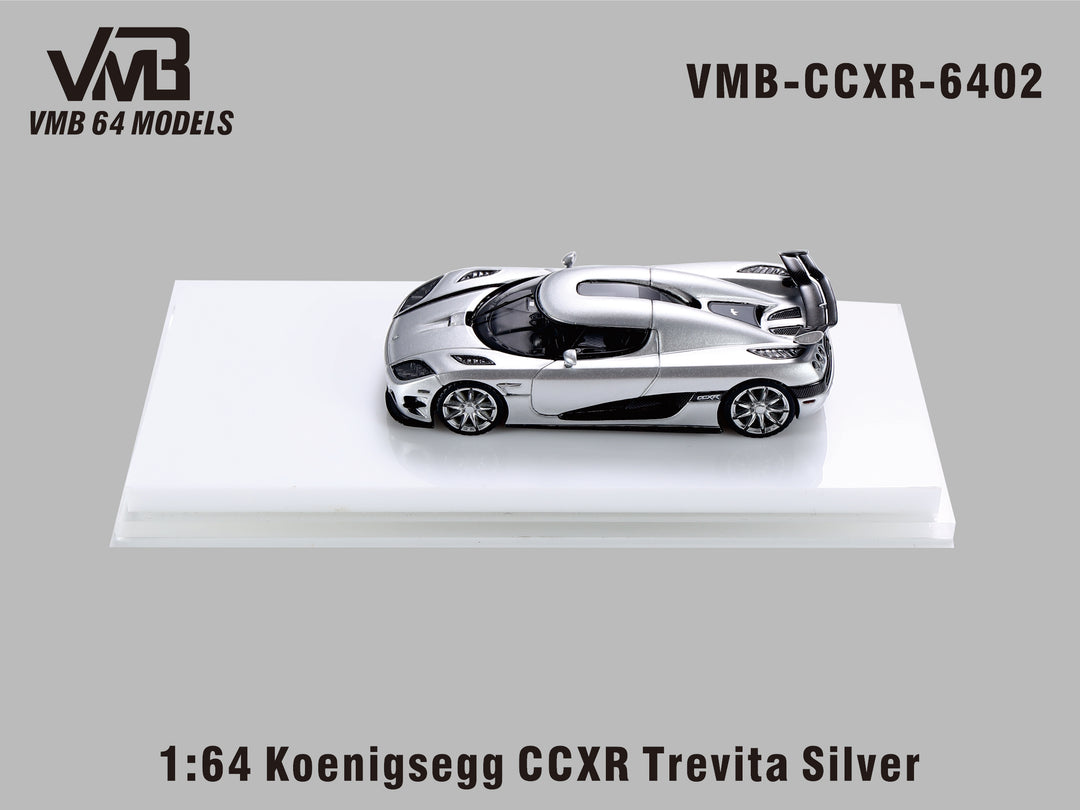 [Preorder] VMB 1:64 Koenigsegg CCXR Trevita - Silver